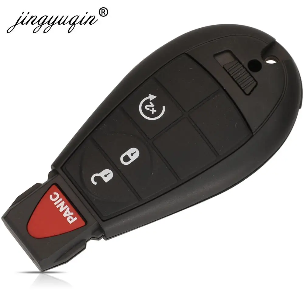 Jingyuqin GQ4-53T фотобик дистанционный ключ-брелок от машины 433 МГц 4A чип для Dodge джип RAM