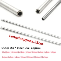 304 stainless steel capillary tube od 8mm 6mm id od 10mm 8mm id od 4mm 3mm id od 6mm 4mm id od 3mm 1mm id