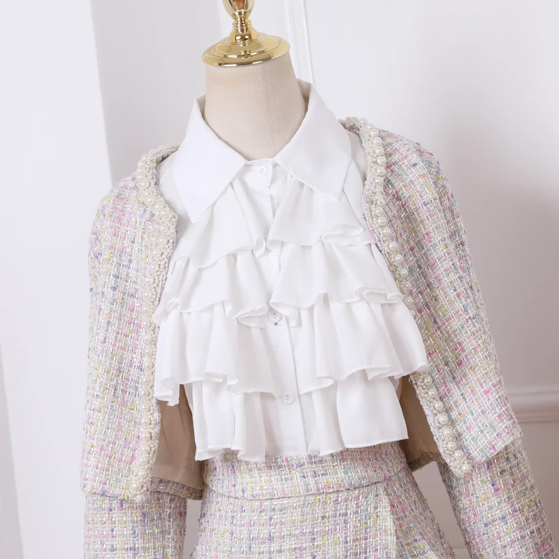 Маленький Бриз костюм женский осенний наряд 3 шт наборы 2019 новый маленький модный