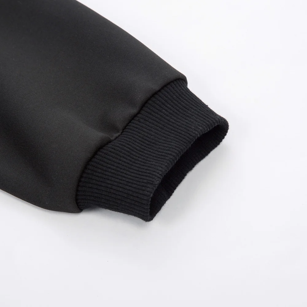 Liumilac Для женщин черные на шнурке приталенное платье с длинным рукавом воротником