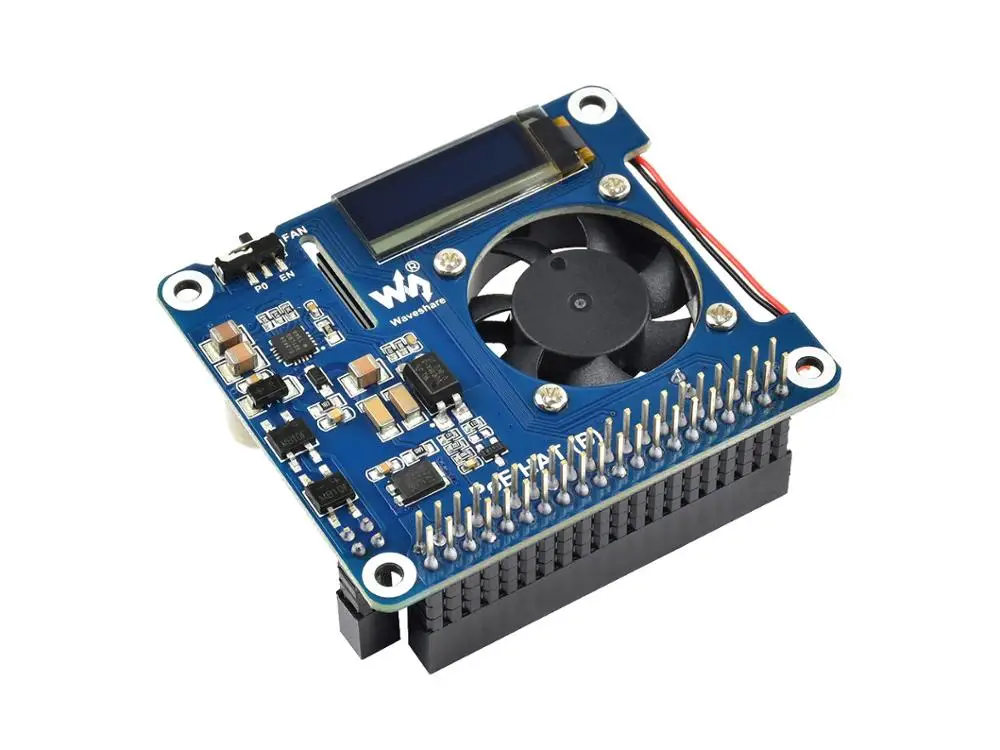 Плата Waveshare Power over Ethernet (B) для Raspberry Pi 3B +/4B и сети PoE 802.3af|Демонстрационные стенды| |