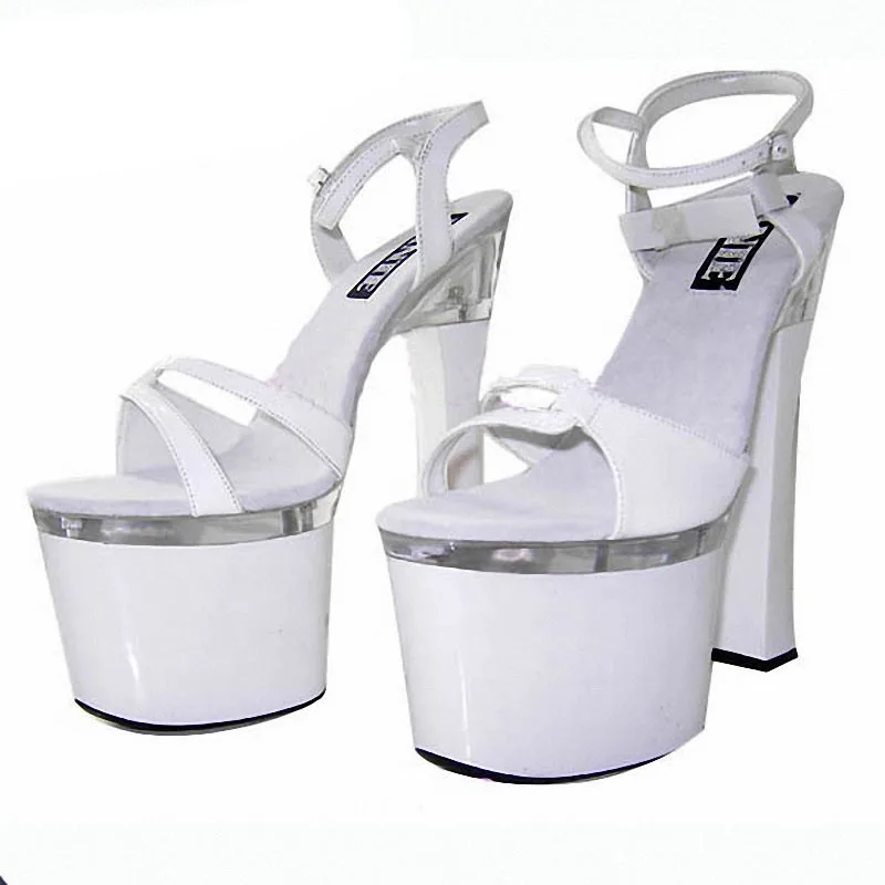 

Mclubgirl 18CM Super High Heels Platfrom Sandsls Summer Women's Shoes Thick With Waterproof Platform Hollow Sandals LYP-F-036