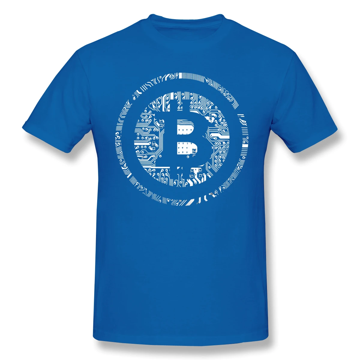 

Men Bitcoin Black T-Shirt Cryptology Series Part Pure Cotton Tees Harajuku TShirt
