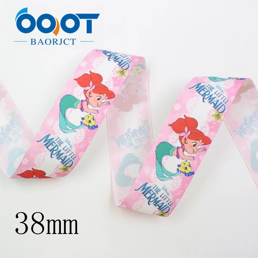 OOOT BAORJCT I-19809-1839 38 мм 10 ярдов мультфильм термотрансферные печатные корсажные ленты