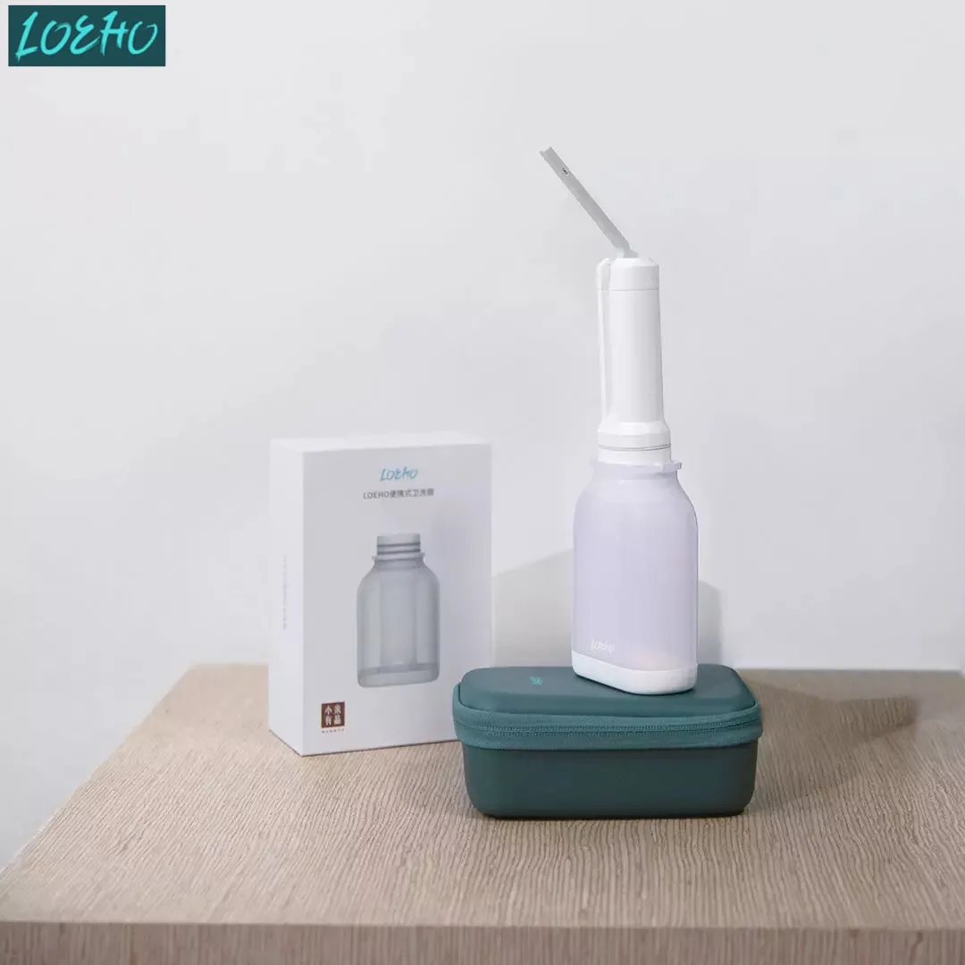 

2020 New Loeho Electric Washing Machine 280ml Portable Bidet Travel/Holiday Baby Bidet Irrigation Sprayer Personal Hygiene Care