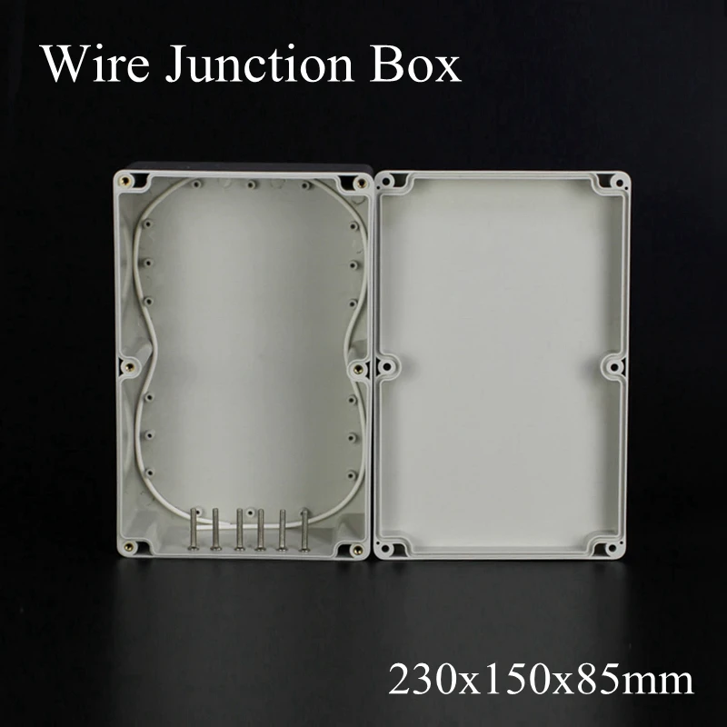 230x150x87 мм ABS IP65 водонепроницаемая Пластиковая распределительная коробка для проводов, чехол для проекта, Электронный терминал