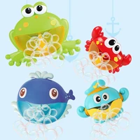 baby bath toy bubble machine bubble frogcrab funny bubble maker pool swimming bathtub soap machine toys for children kid