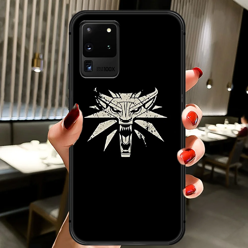 

Witchers Game Phone Case Cover Hull For Samsung Galaxy S 6 7 8 9 10 e 20 Edge Uitra Note 8 9 10 Plus black Etui Soft Hoesjes