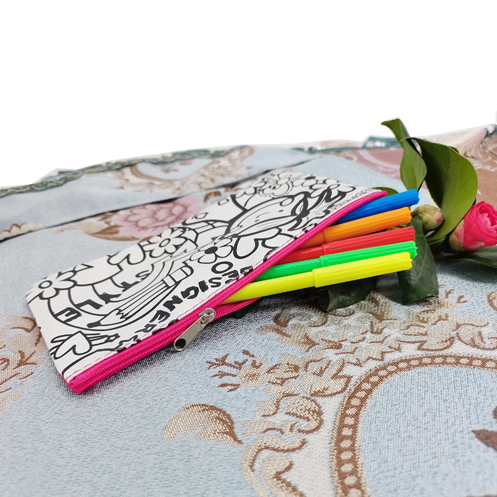 Бесплатная доставка сделай сам чехол карандаш для рисования цветные граффити с 5