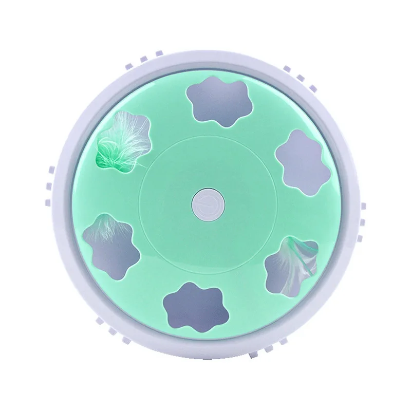 

Cat Turntable Automatically Rotates Feathers Funny Cat Puzzle Light Bell Crazy Maze