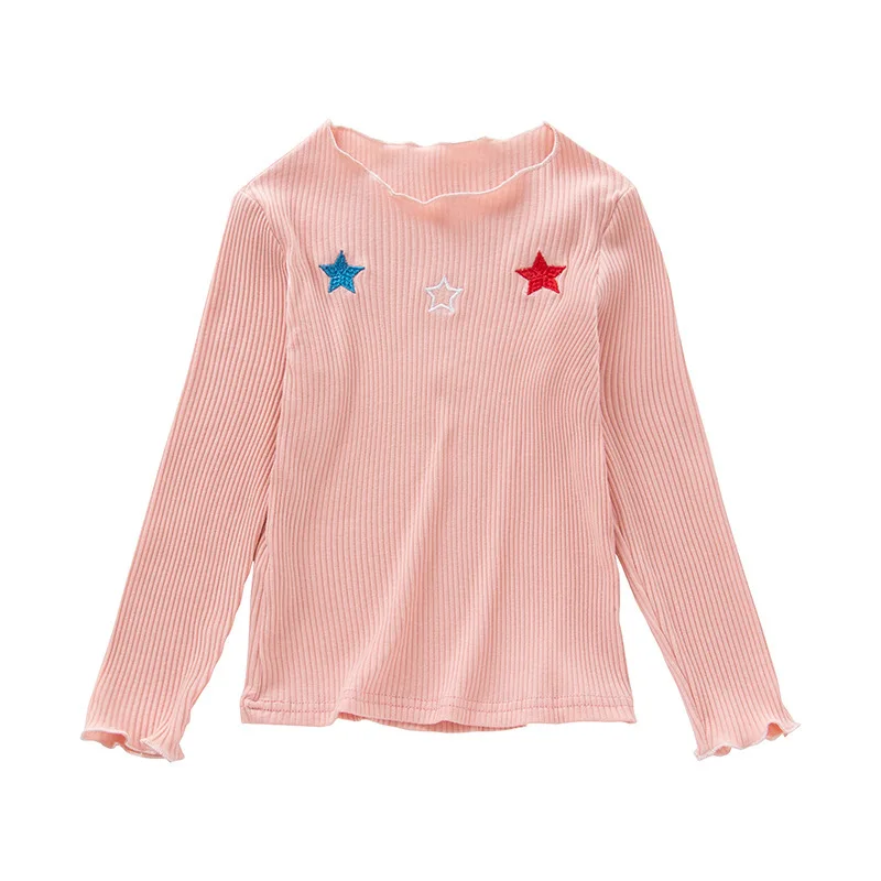 

Spring autumn baby kids girls bottoming Shirts children baby girls Cotton causal sweet Long Sleeve T-Shirt tops tees 7177 01