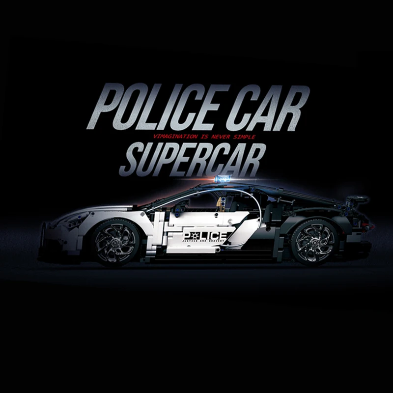 

Техническая серия Bugatti Chiron полиция Супер гоночный автомобиль модель 3388D 3635 шт. строительные блоки кирпичи детские игрушки для подарка на ден...