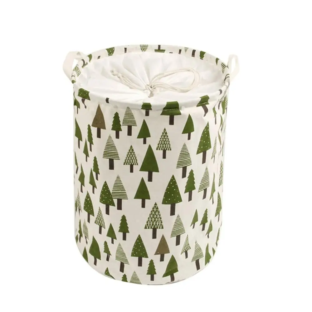 Tree 35*45 см складной на шнурке корзина для белья грязная одежда корзина для хранения игрушек органайзер для мытья грязной одежды большая корзина Органайзер - Цвет: Tree