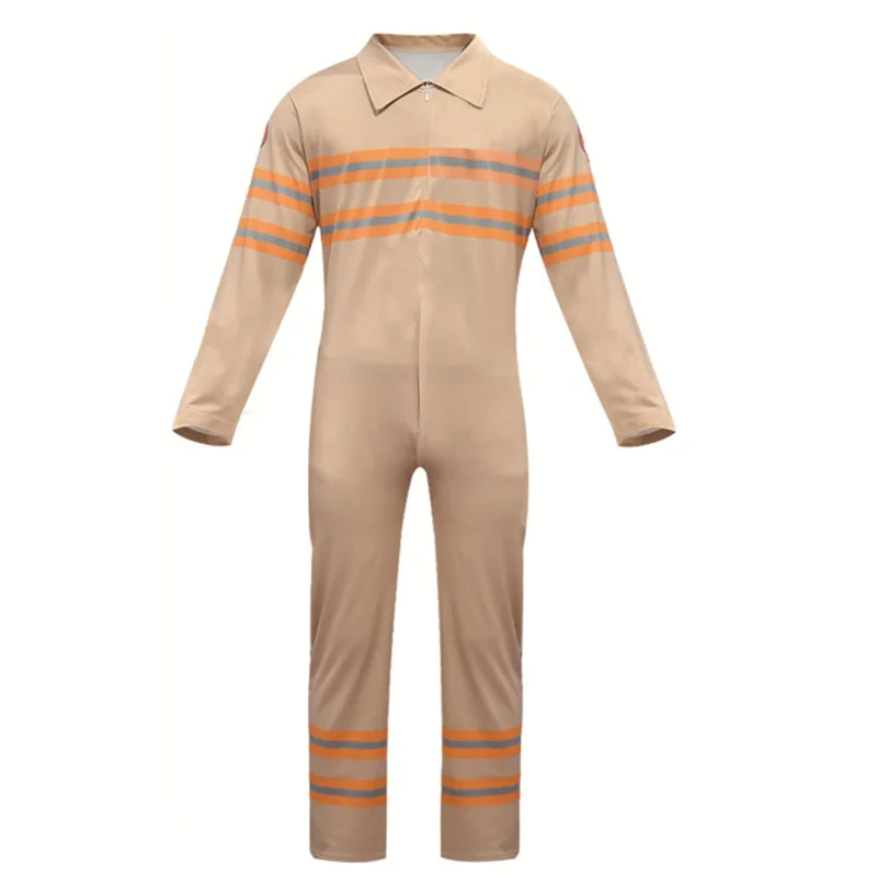 kids ghostbusters jumpsuits cosplay costume kids boy girl ghostbusters work bodysuit cosplay party halloween christmas costume free global shipping