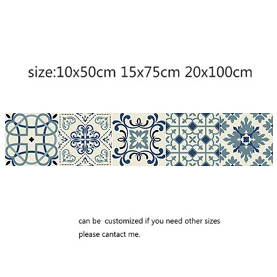 Наклейки на плитку в европейском стиле ретро ПВХ водонепроницаемые настенные