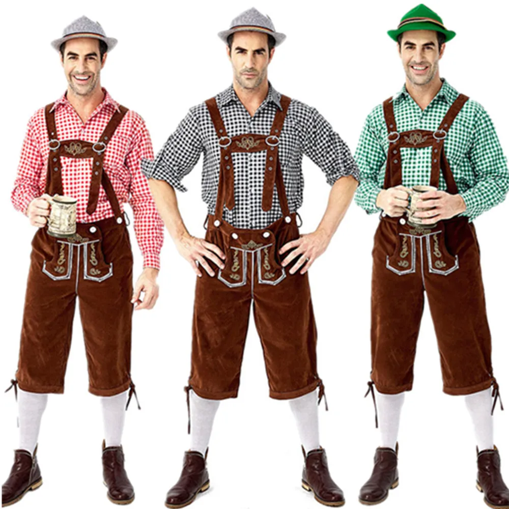 3 шт./компл. октоверфest Lederhosen мужской костюм немецкая свадьба фестиваль косплей