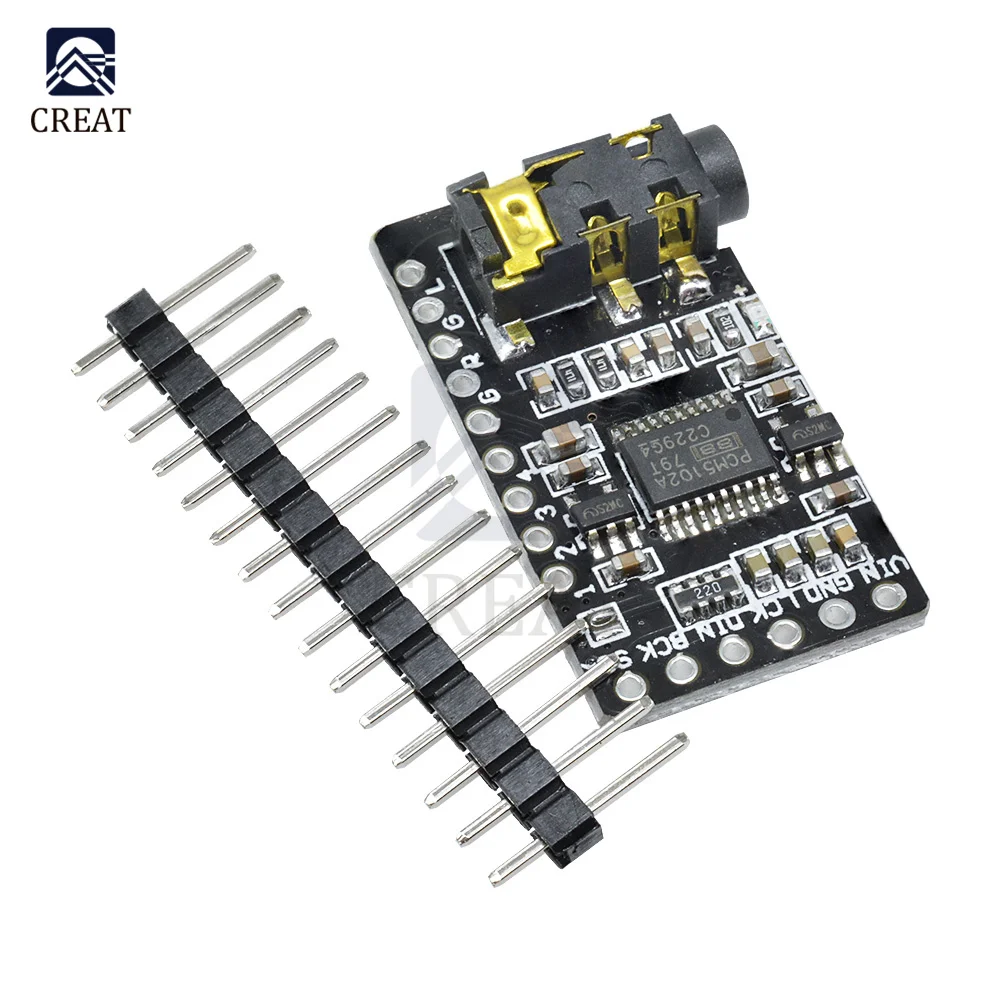 GY-PCM5102 I2S интерфейс PCM5102 DAC декодер модуль плеера для Raspberry Pi с контактом |