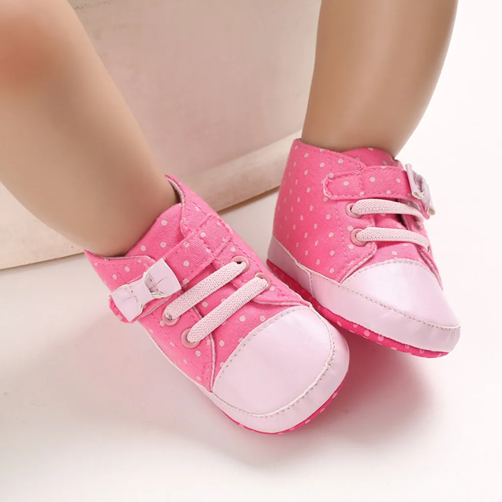 Хлопковая обувь для маленьких девочек Kawaii розовые ботиночки сезон весна осень на