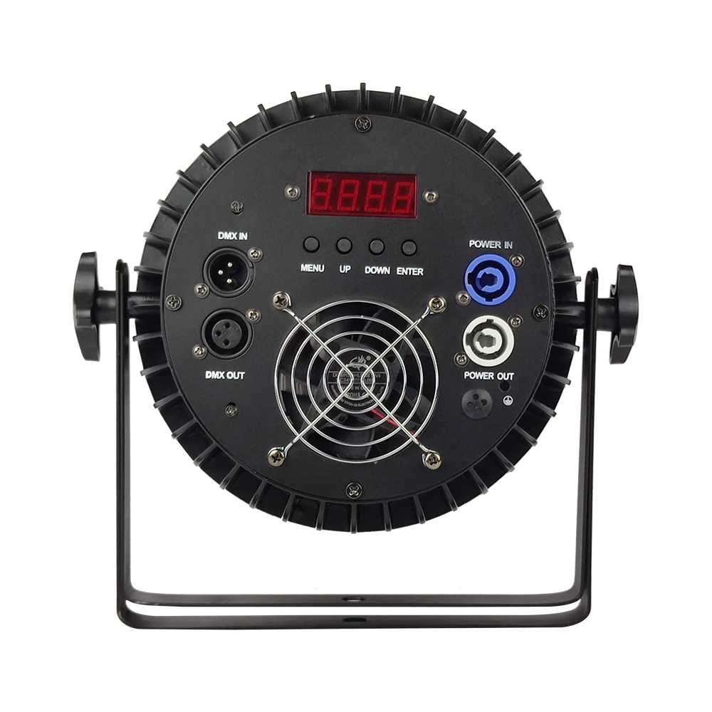 Алюминий 18X18W Led Par Светильник RGBWA УФ 6-в-1 18 Вт светодиодный плоский прожектор для