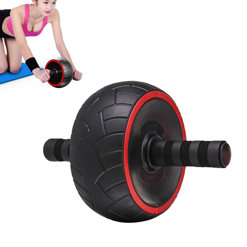 

AB Roller Abdominal Workout Home Exercise Wheel Fitness Equipment Mute Roller For Arms Back Belly Core Trainer Body Shape