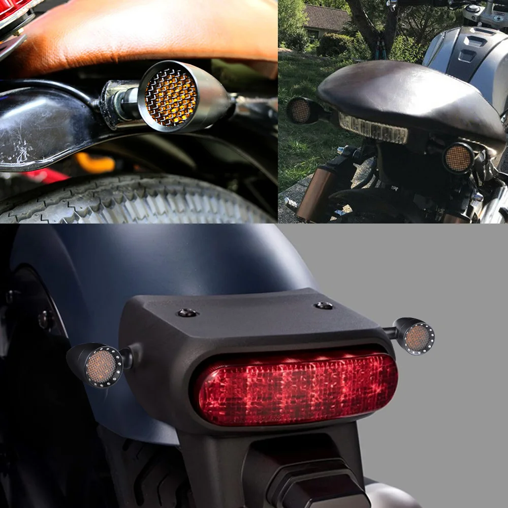 Светодиодный мотоциклетный светильник с поворотными сигналами s Black Bullet Blinker 12 В