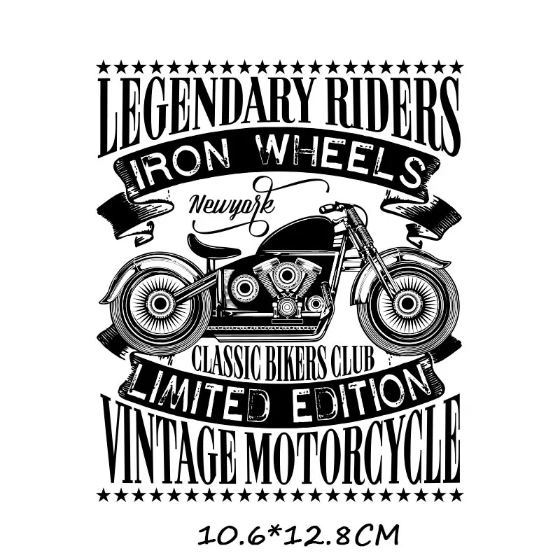 Термоклейкие нашивки мотоциклетные термоперенос для одежды байкерские значки