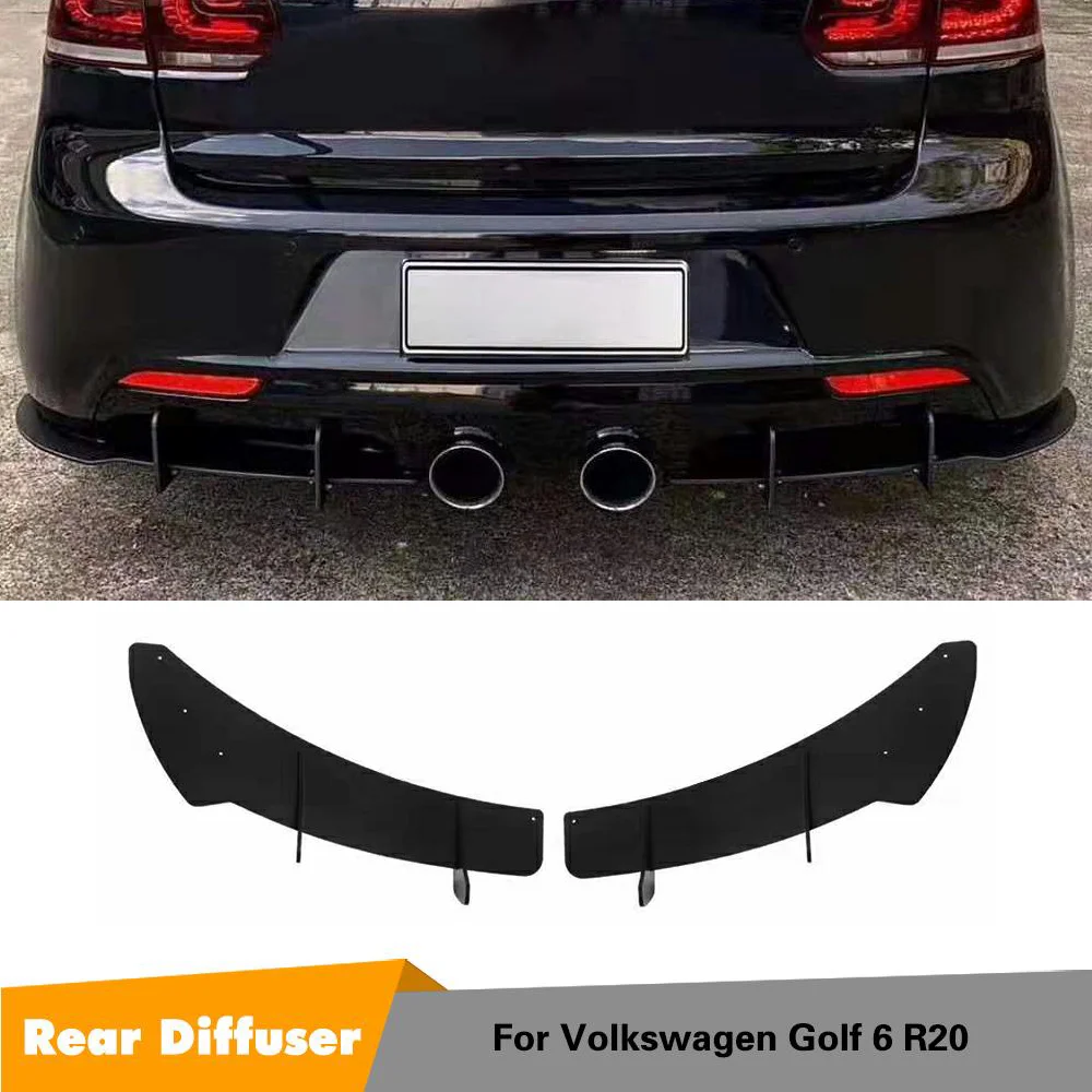 Диффузор для заднего бампера Golf MK6 отделка Volkswagen VW 6 VII GTI R20 крышка 2012|Амортизаторы|
