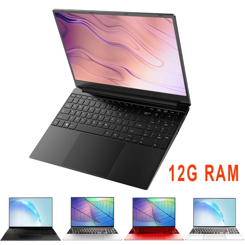 Ноутбук 15 6 дюйма 12 Гб RAM ноутбук 128G/256G/512G/1 ТБ SSD ROM IPS экран игровой с Windows 10 OS