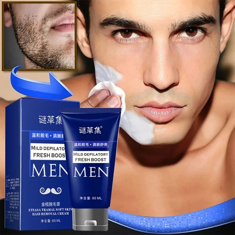 

Hair Removal Cream Razorless Shaving Cream For Men Hair Removal Cream Beards Depilatory Cream Skin Care Depilatory Cream For Men