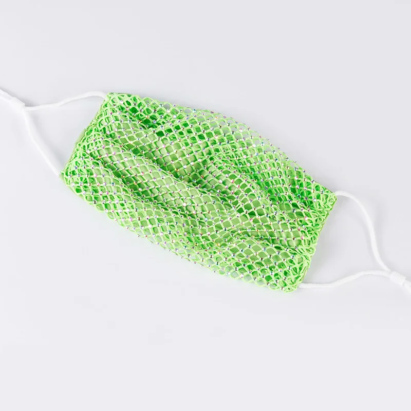 Стразы маска для женщин Кристальное украшение лица модные сексуальные блестящие