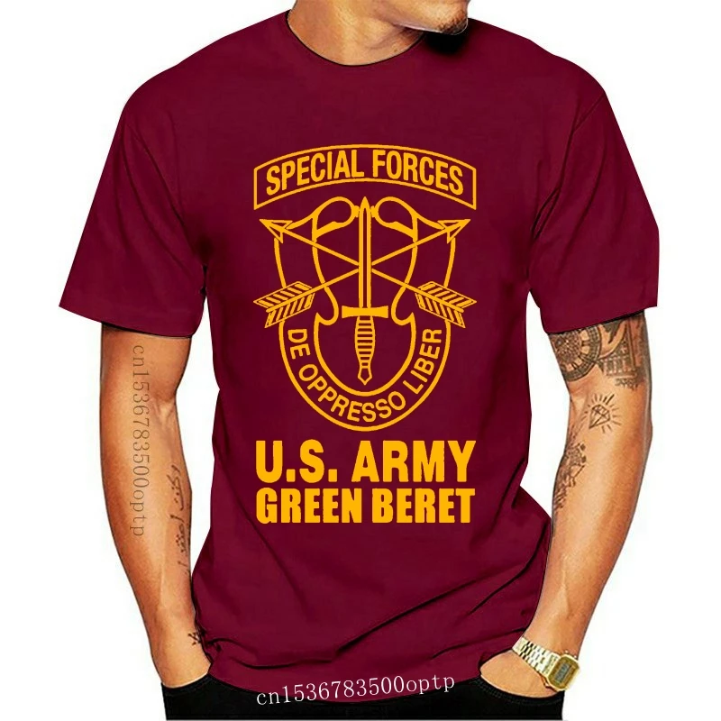 

New Us Army Green Beret Special Forces T Shirt Branded Create Letter Spring Black Shirt Better Hiphop Tops Cotton Tee Shirt Craz