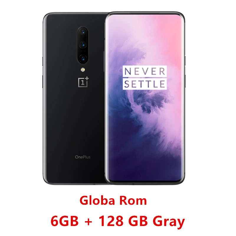 Смартфон Oneplus 7 Pro Snapdragon 855 Восьмиядерный 2,84 ГГц 6,67 ''3120x1440 P жидкий AMOLED 90 Гц дисплей Globla Rom - Цвет: 6G 128G Gray