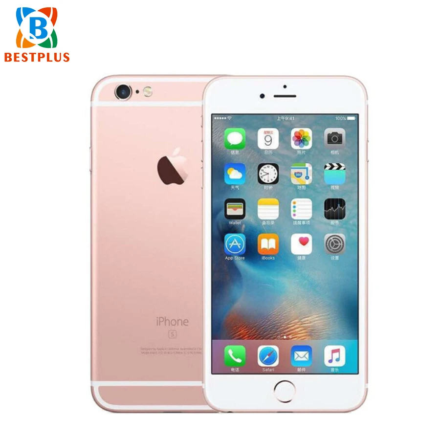 at& T версия Apple iPhone 6S Plus A1634 мобильный телефон 5," 2 Гб ОЗУ 64 Гб ПЗУ 12,0 МП камера двухъядерный смартфон