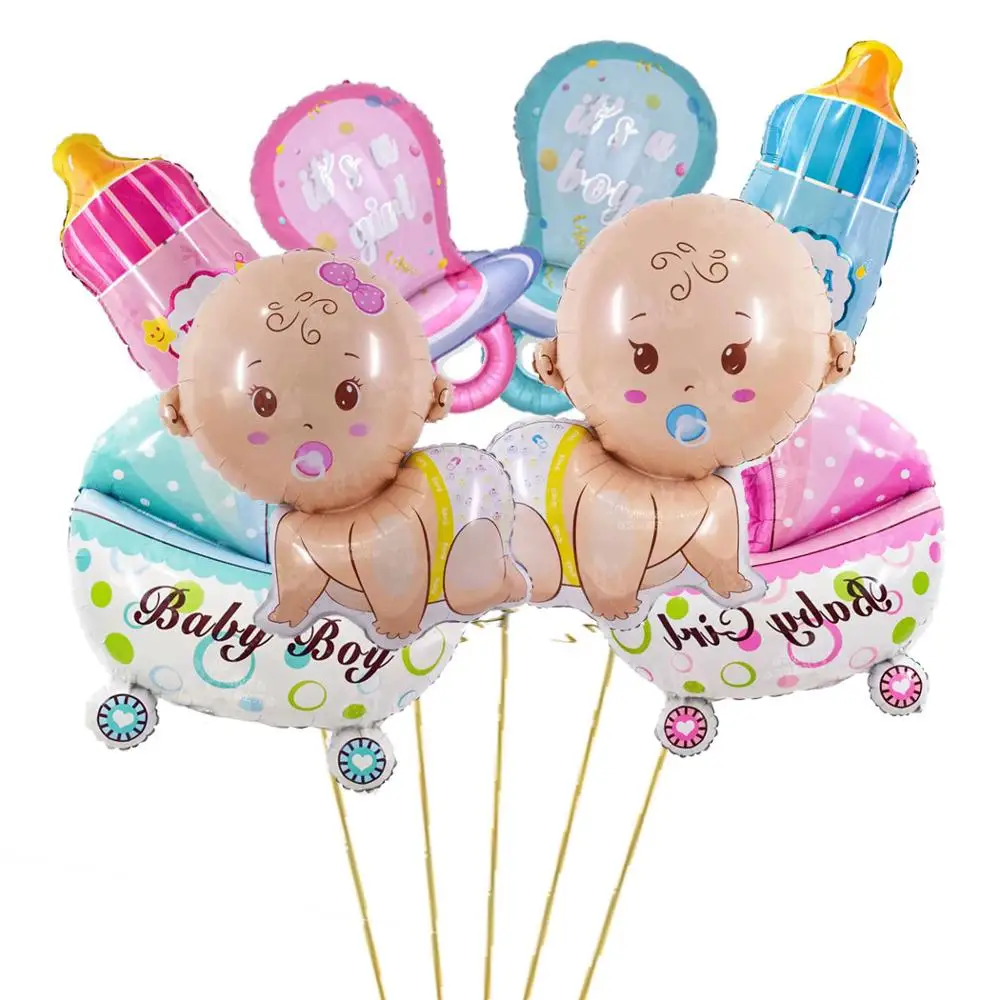 4 шт./лот фольгированные воздушные шары Babyshower для дня рождения украшения