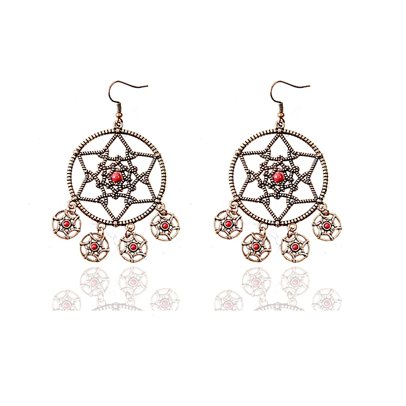 6 пар/лот Винтажные серьги набор 2020 сердце каплевидный цвет бисер бусы