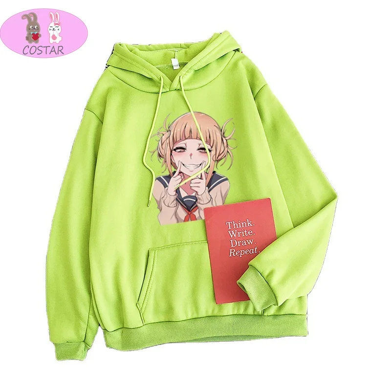 

COSTAR Hot Anime My hero academia Toga Himiko Printed Fashion Hoodies Pullover Harajuku Hooded Sweatershirt Unisex