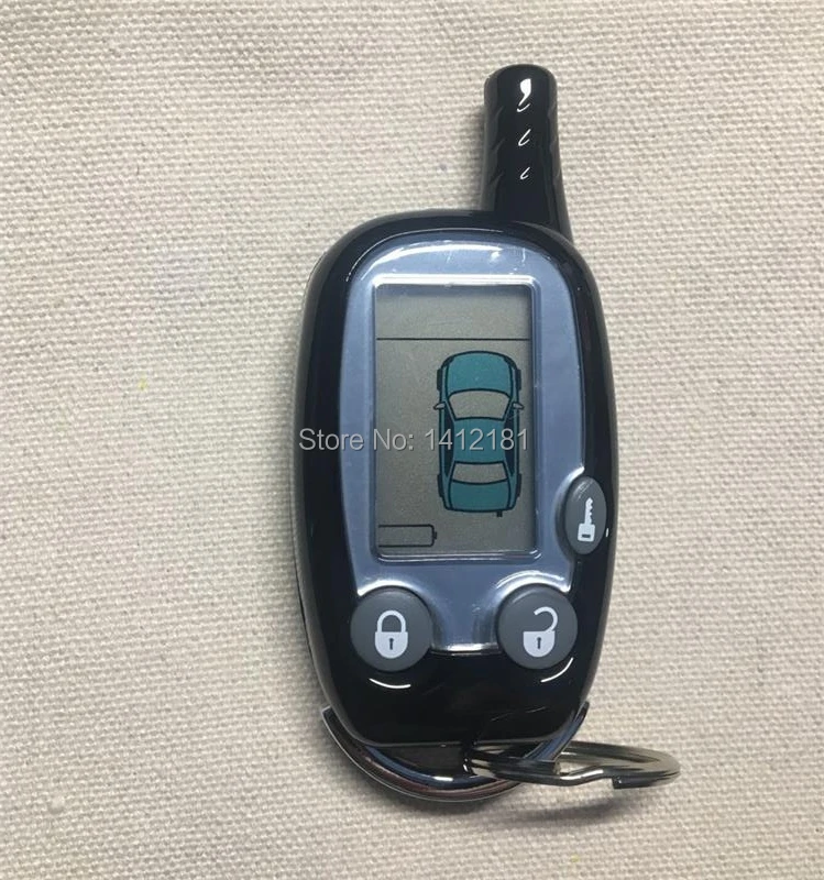 Двухстороннее ZX1060 ЖК дисплей пульт дистанционного управления брелок для ключей