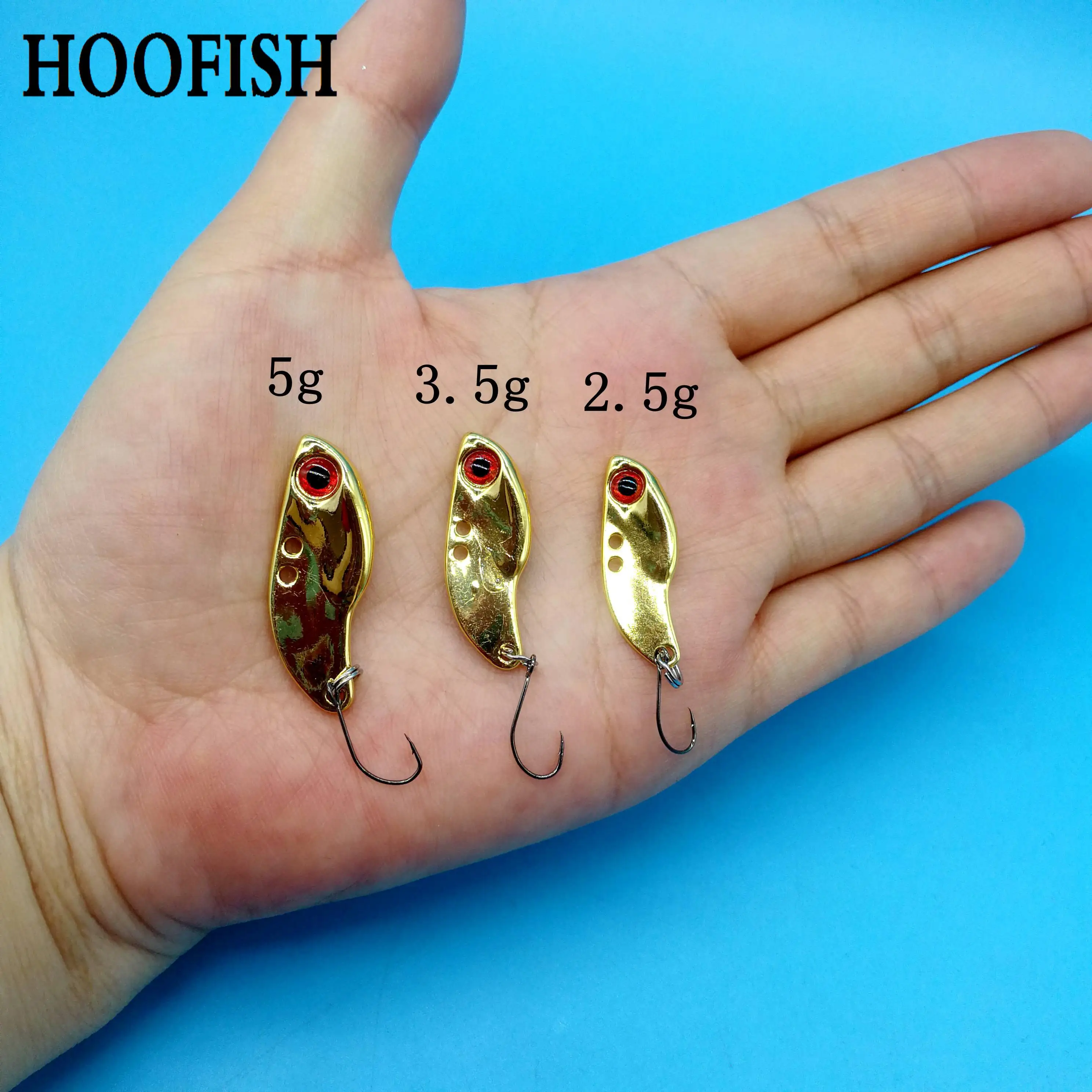 

HOOFISH 20 шт./лот микро крючковый лов металлическая рыболовная приманка 2.5g/3.5g/5g мини VIB одинарный крючок искусственные приманки Jigbait рыболовные ...