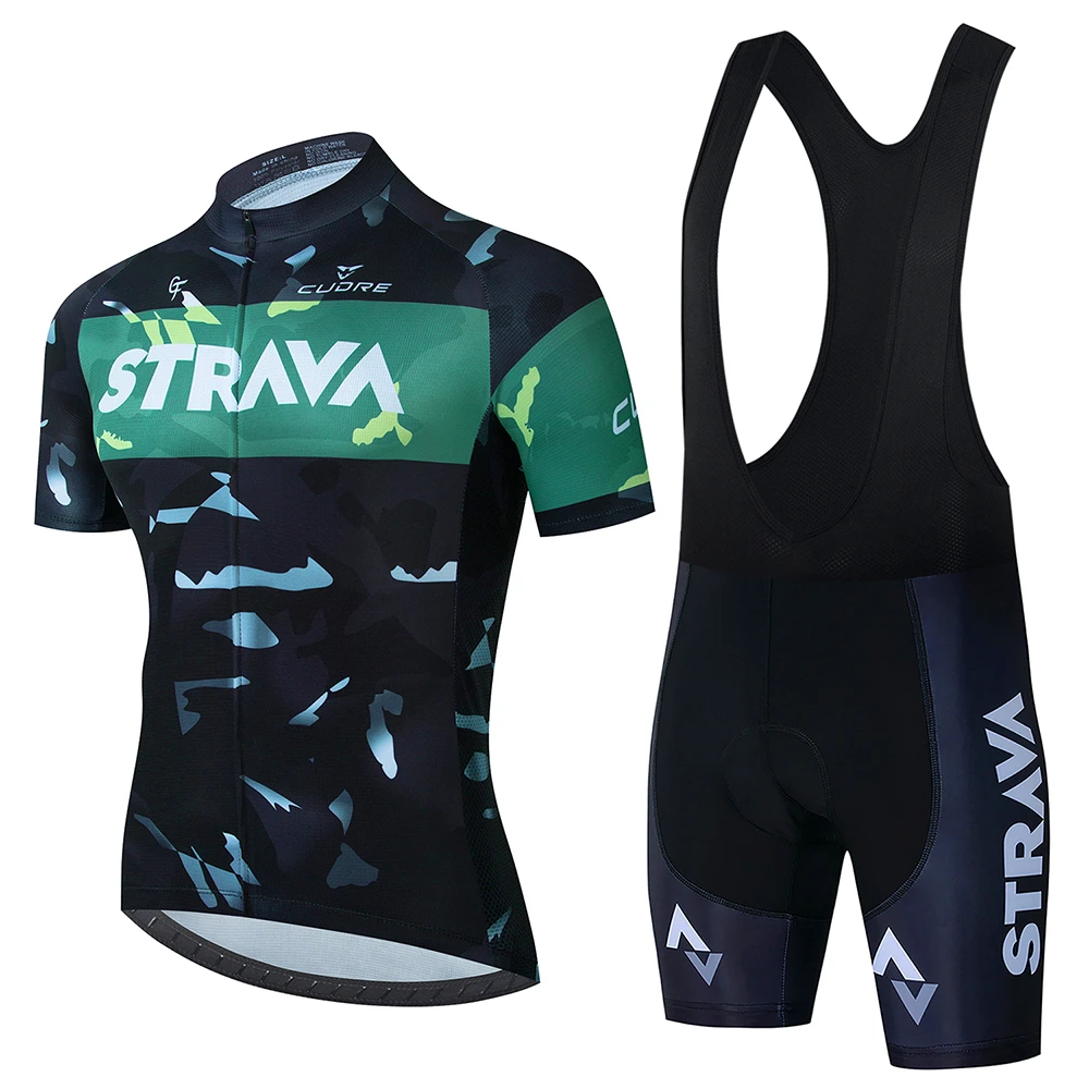 Трикотажные велосипедные костюмы STRAVA лето 2021 рубашки с коротким рукавом