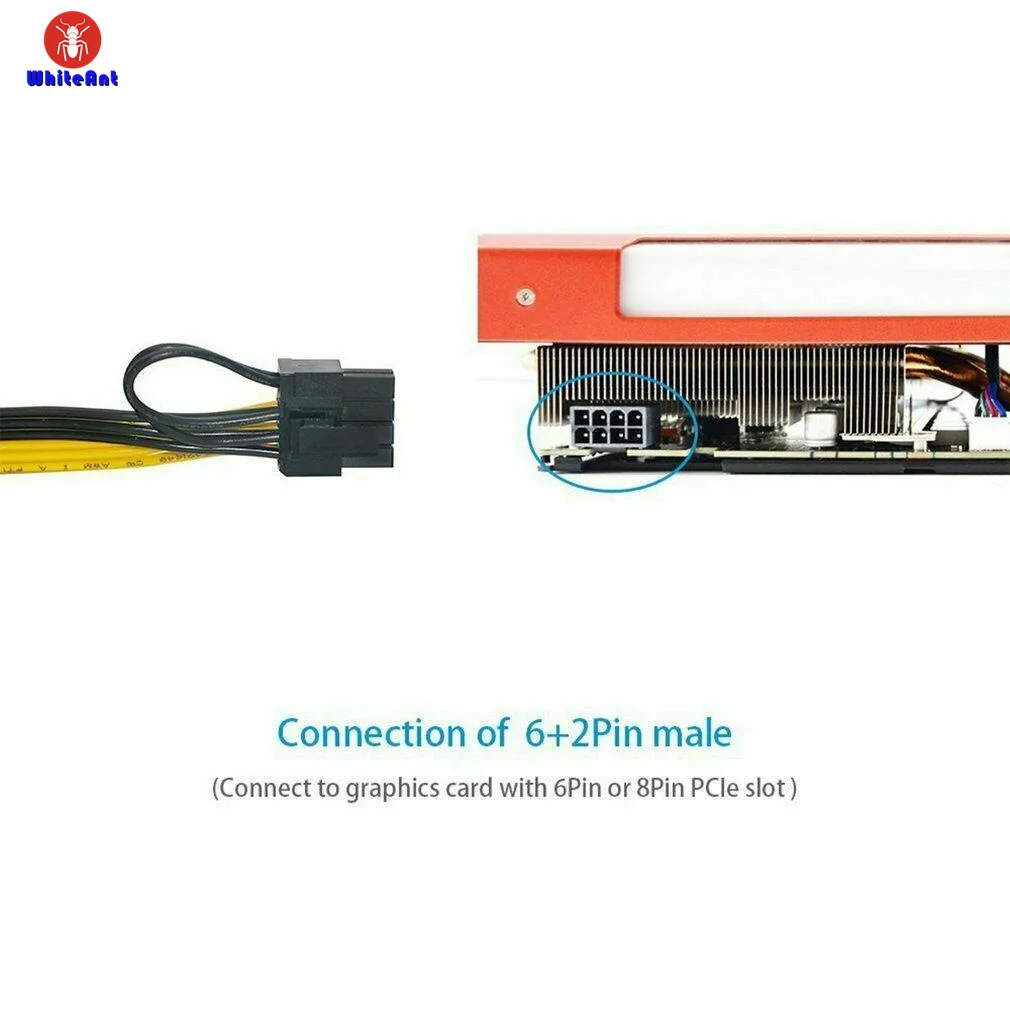 

12 Ports Power Module Breakout Board Adapter Converter With 8Pin Cables For HP 750W 1200W GPU Server Power Supply