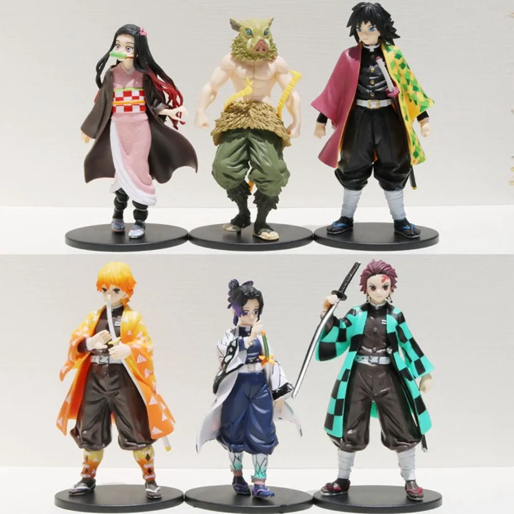 

Anime figure Demon Slayer Figure Kamado Tanjirou Nezuko Action PVC Model Zenitsu Figurine Inosuke Kimetsu No Yaiba Toys