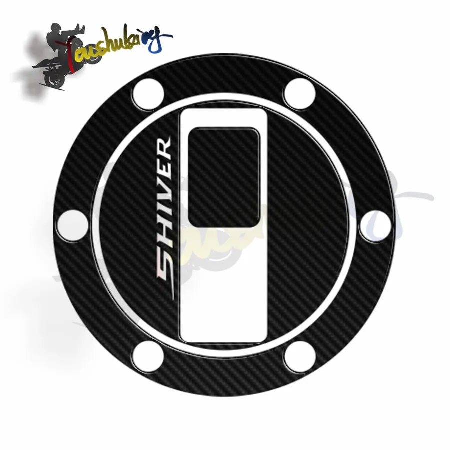 3d наклейка для бака из углеродного волокна наполнитель крышки газовой APRILIA SHIVER 750