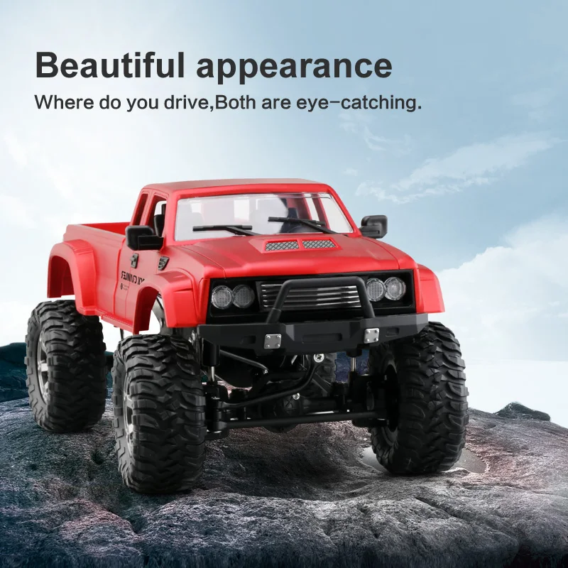 EBORUI FY002AB + WiFi RC грузовик 2 4 ГГц 1/16 4WD внедорожный пульт дистанционного управления