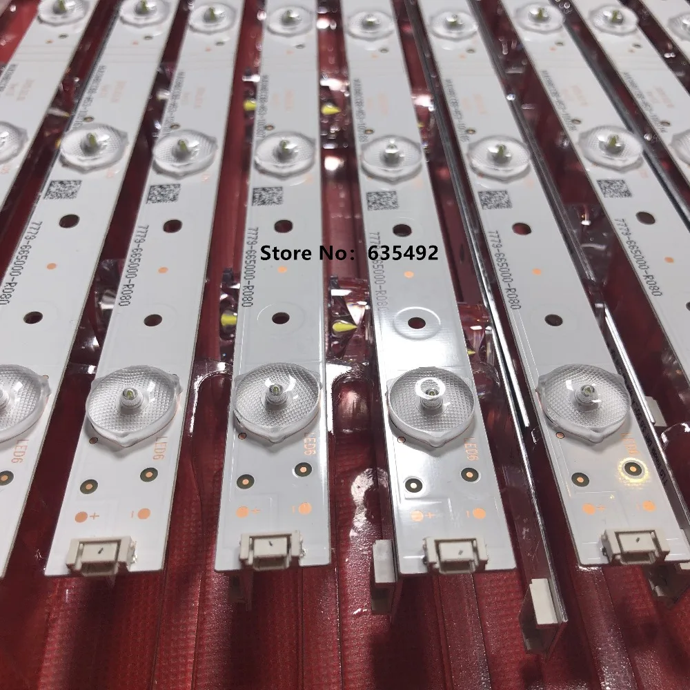 5 комплектов светодиодной ленты для подсветки 6 светодиодов 5835-W50002-2P00 5800-W50002-6P10 0P00