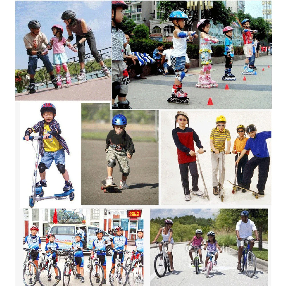 Детский защитный шлем передач для катания на коньках комплект из 7 предметов