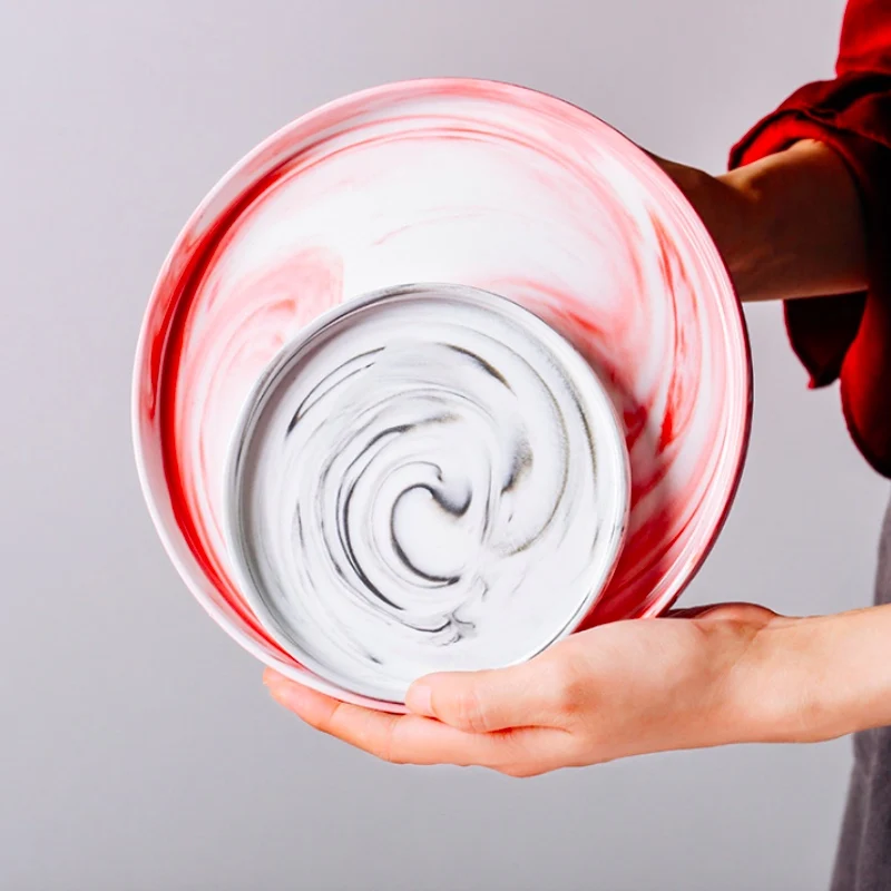 Тарелка для салата столовое блюдо тарелки с мультяшным рисунком стейков