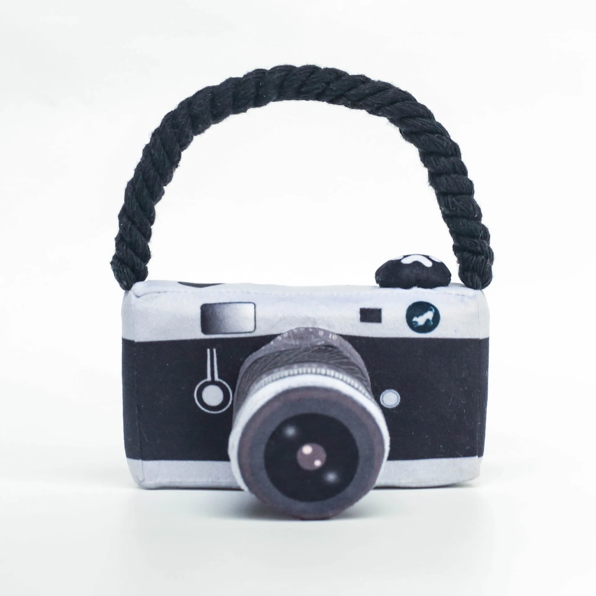 

2021 Funny Design Interactive Squeaky Dog Toy for Small Large Dogs Photo Camera Pet Dog Squeak Pug Toys Pitbull French Bulldog