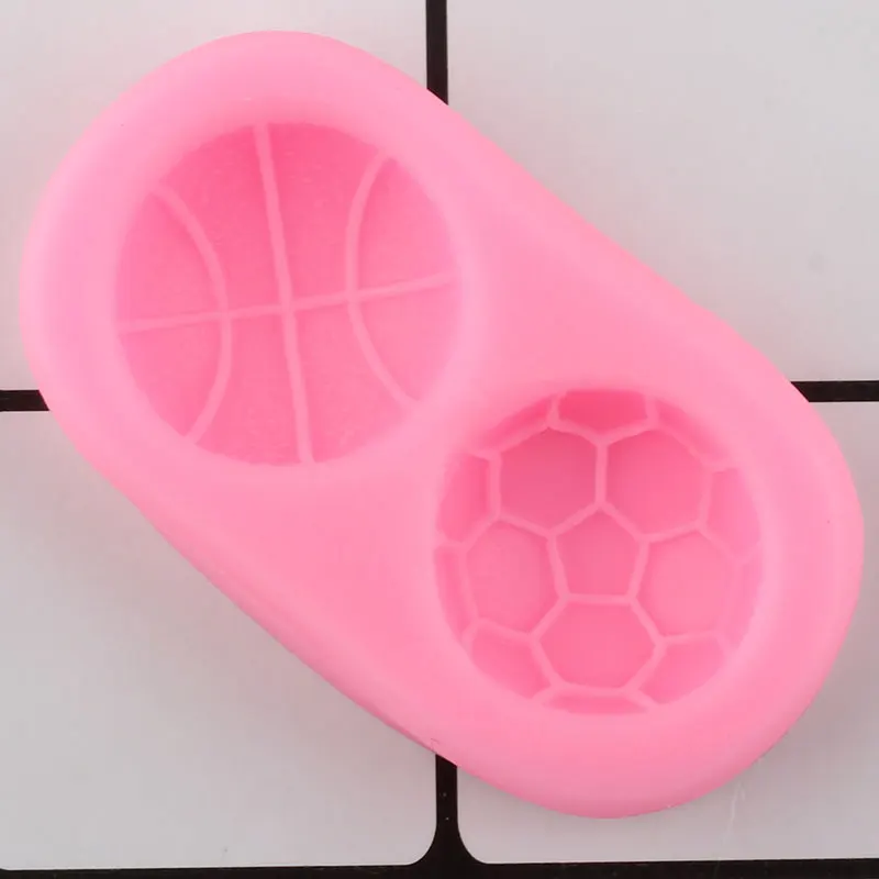 Football Basketball Silicone Molds Chocolate Candy Mold DIY Cupcake Topper Fondant Cake Decorating Tools Polymer Clay Soap Mould | Дом и сад