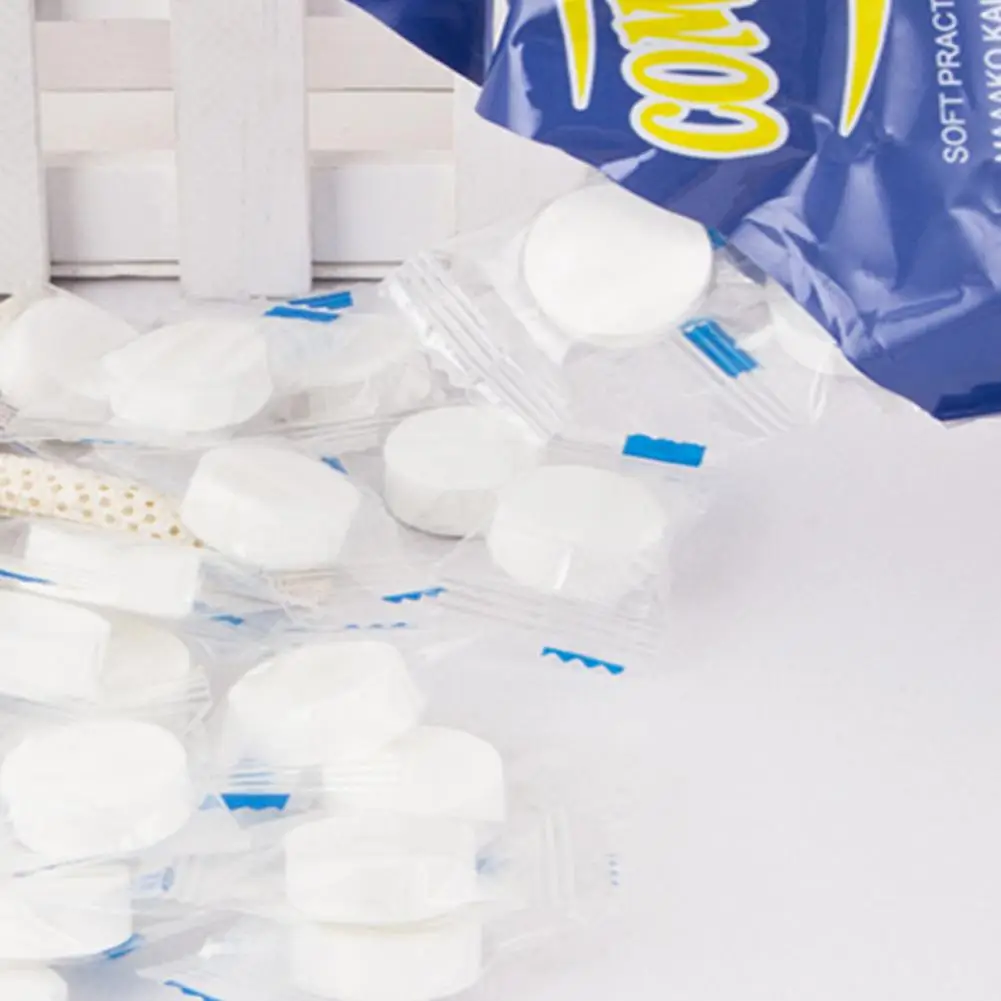 Одноразовое спрессованное портативное полотенце для лица из чистого хлопка