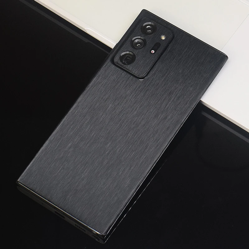 Высококлассная металлическая матовая наклейка на заднюю панель телефона для